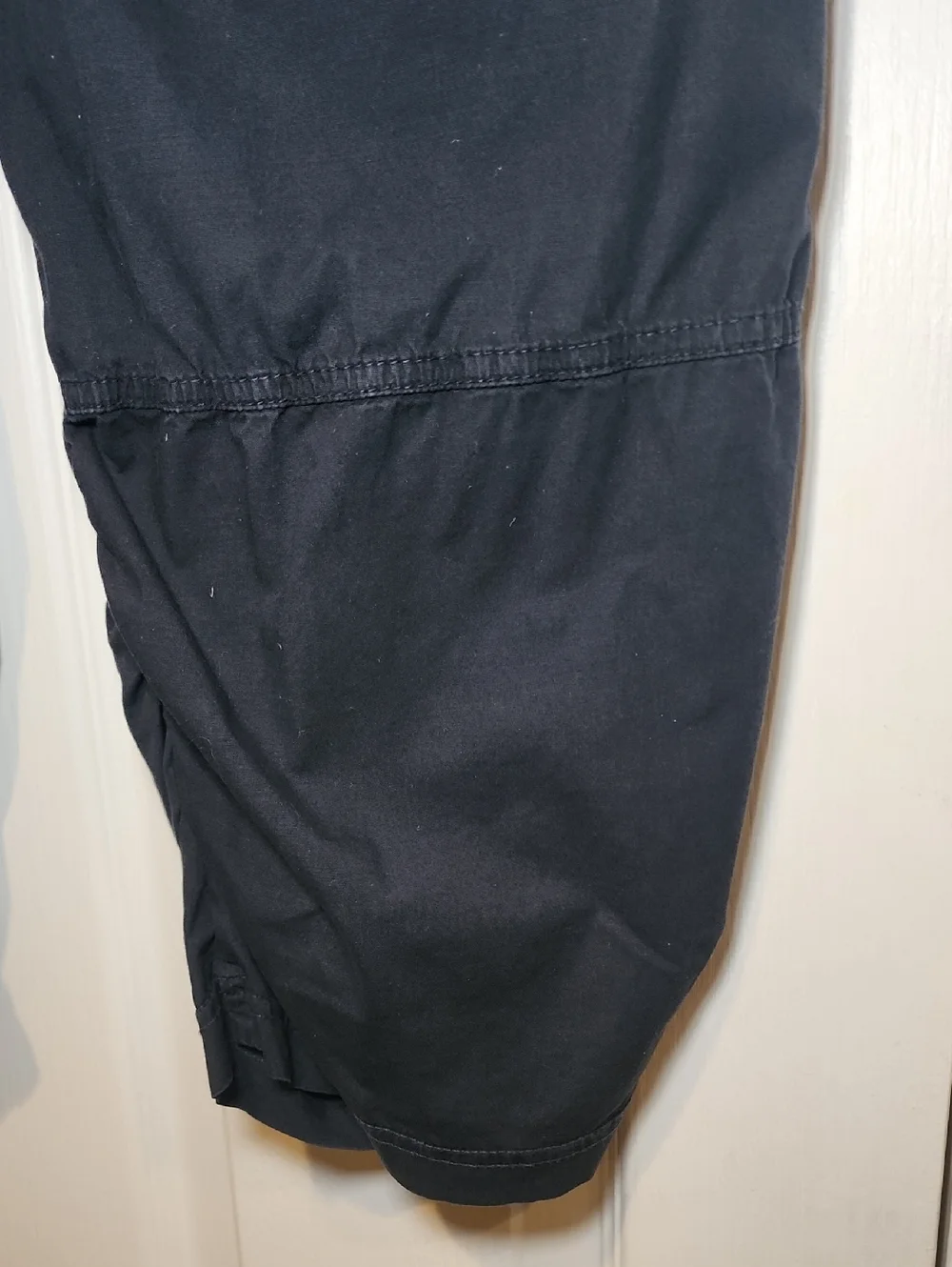 Wearables Black Cargo Drawstring Capri Pants, Sz. S - Picture 8 of 12